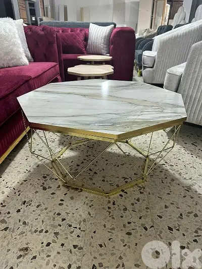 طاولة جيكون تركية مسدسة لون ذهبي