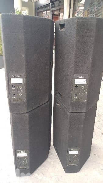 4 speaker mito 15 inch 700w passive used 1