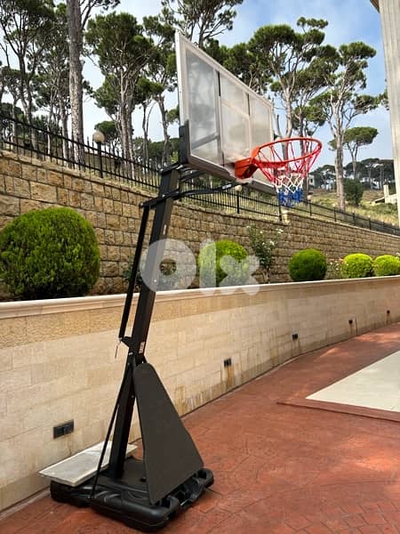 Portable basketball hoop 140 cm x 80 cm 0