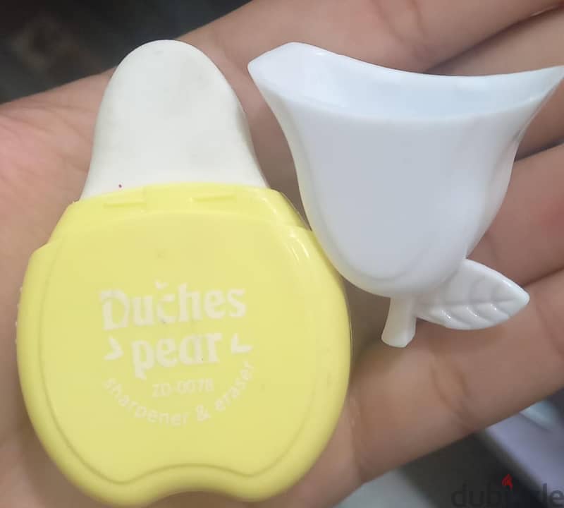 DUCHES PEAR ERASER WITH SHARPENER 0