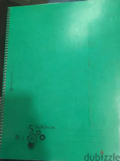 دفتر 5 مواضيع حساب 96 ورقة
