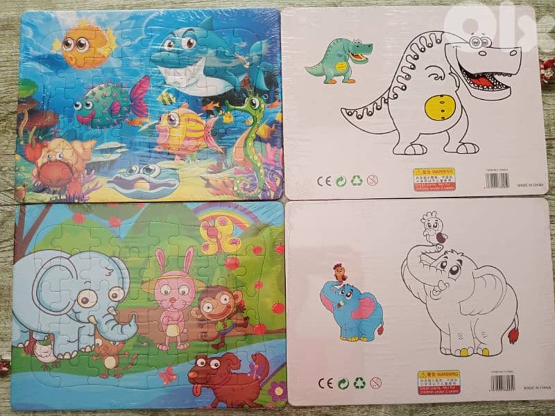 Smart kids learning puzzle boards 1 for2$ 2