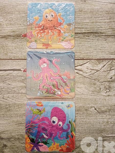 Smart kids learning puzzle boards 1 for2$ 3