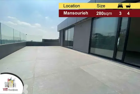 Mansouriyeh 280m2 | Ultra Prime Location | High-End | View | CHJ |