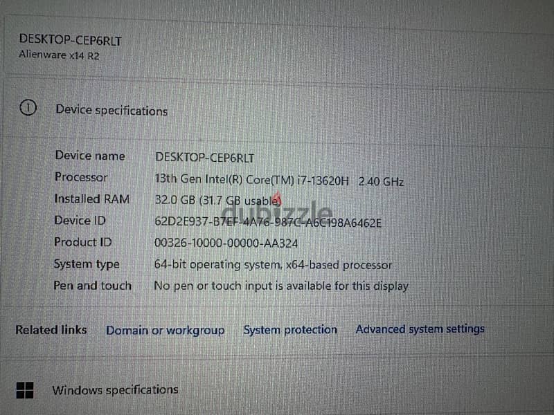 alienware 14 r2 used like new 1