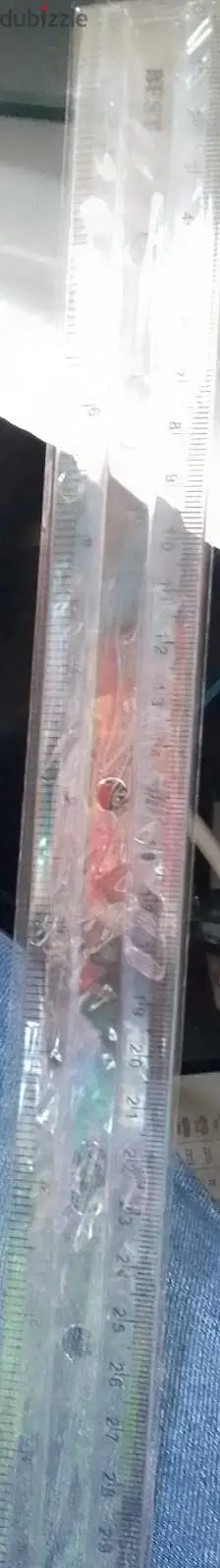 مسطرة بلاستيك 30 سنتم