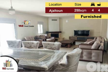 Ajaltoun 250m2 | 80m2 Terrace | Brand New | Furnished | DA |