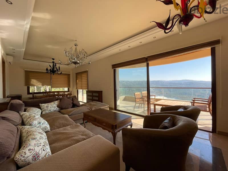 FURNISHED DUPLEX with Terrace (300SQ) In Broumana Prime , (BRR-111) 0