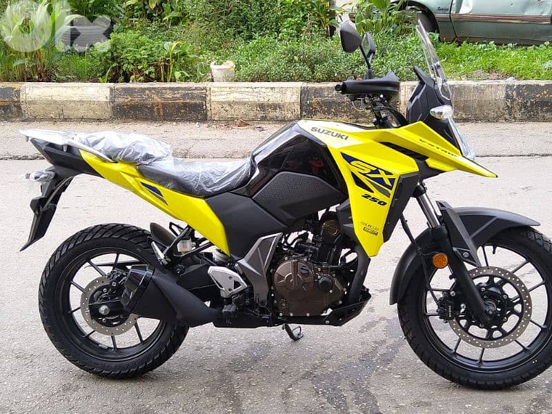 Suzuki v-strom 250sx model 2024 dealer warranty abs injection full led 7