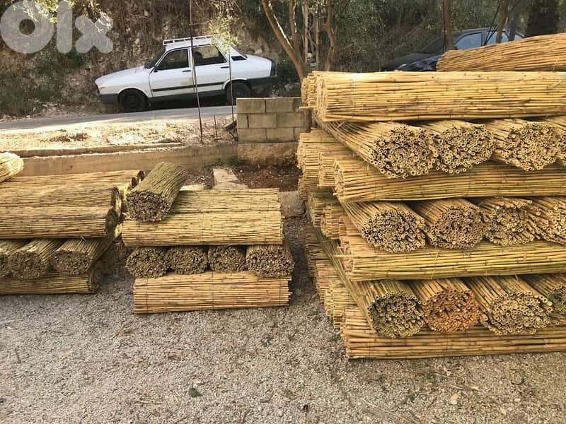 قصب للخيم و للزينة في بيروت). SPECIAL PRICE !!bamboo rolls in beirut 9