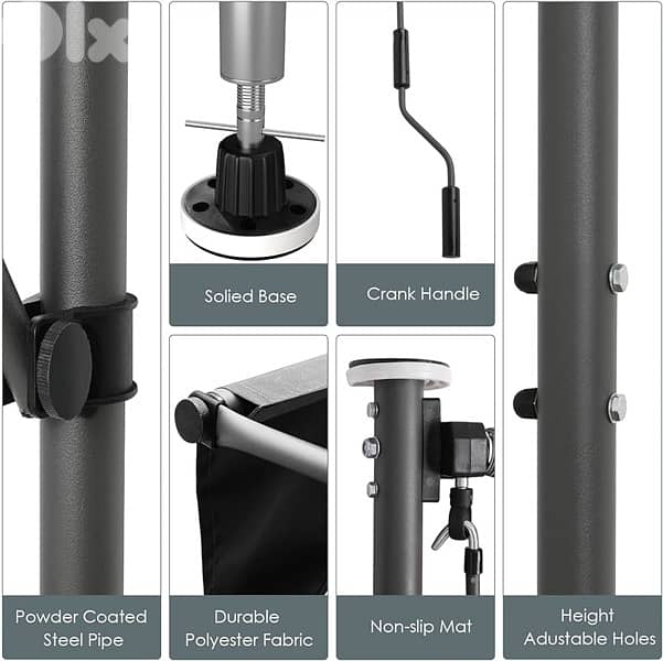 LIFERUN Clamp Awning, Balcony Awning 2