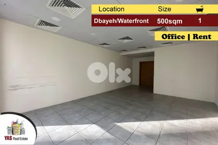 Waterfront Dbayeh 500m2 | Office for Rent | Prime Location | MJ |