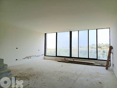 300 SQM Duplex in Mansourieh, Metn with Mountain and City View