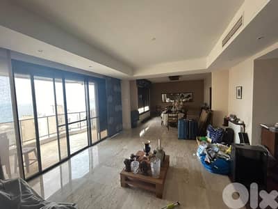 280 Sqm Apartment for rent in Harissa with sea and Mountain view