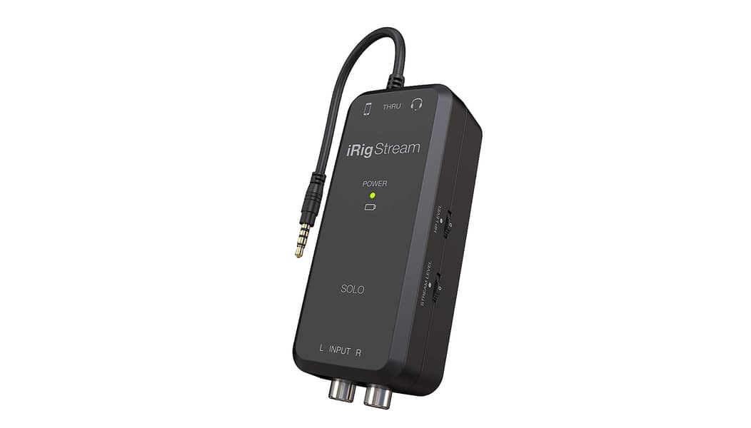 iK Multimedia iRig Stream Solo Mobile Audio Interface For Streaming 0