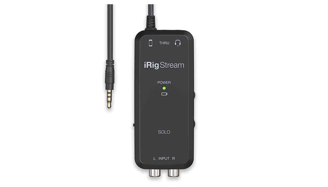 iK Multimedia iRig Stream Solo Mobile Audio Interface For Streaming 2