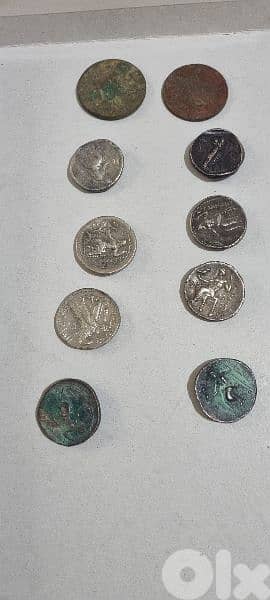 ancient Roman Silver Coins 15 dollars the grams 5