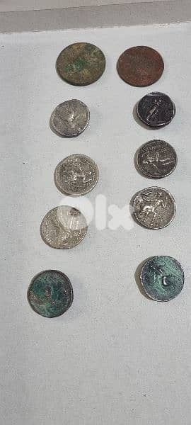 ancient Roman Silver Coins 15 dollars the grams 6