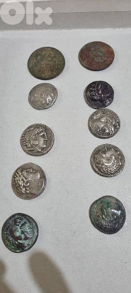 ancient Roman Silver Coins 15 dollars the grams 8