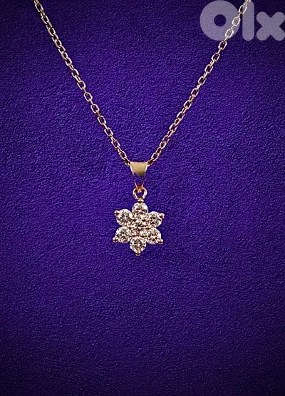 necklace flower pendant
