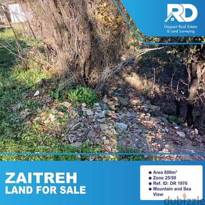 Land for sale in Zaitreh - أرض للبيع في زعيترة