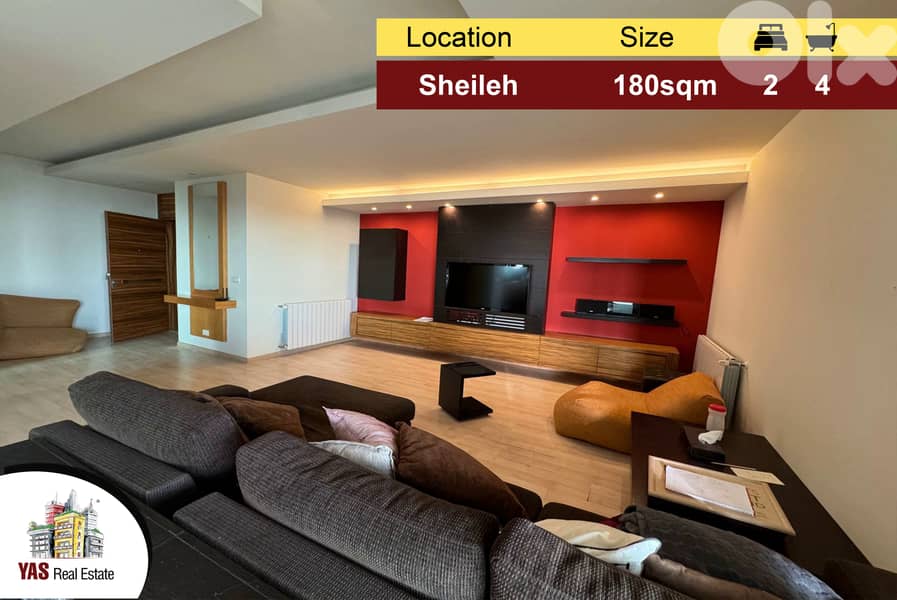 Sheileh 180m2 | Fully Upgraded | Impressive View | Catch | AC | 0