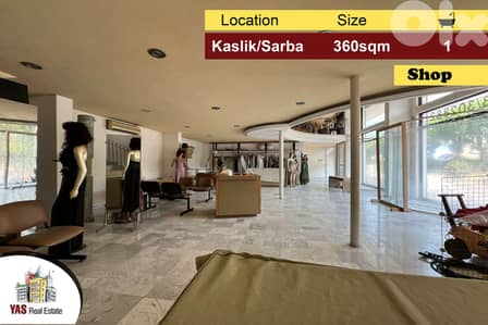 Kaslik/Sarba 360m2 | Shop | Active Street | Perfect Investment | EH |