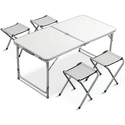 Portable & Foldable Camping/ Picnic/ Outdoor Aluminum Table