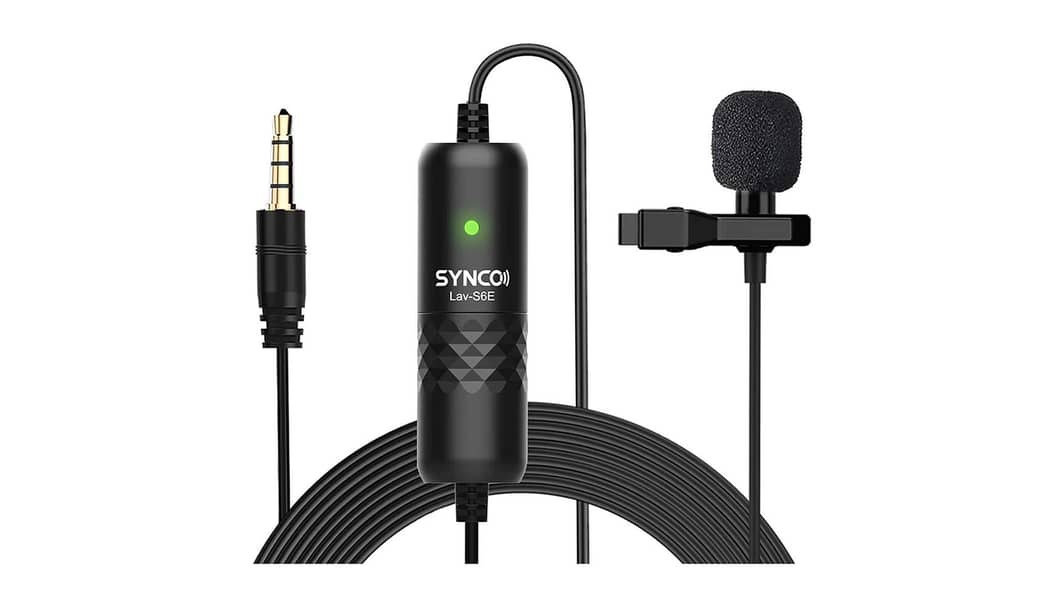 SYNCO LAV Lavalier Microphone S6E 0