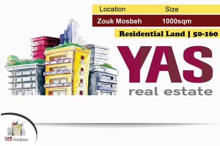 Zouk Mosbeh 1000m2 | Residential | Zone 50-160 | CH |