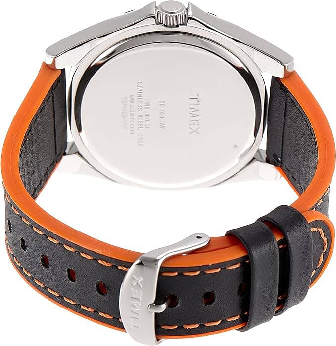 Timex Classic Mens Retrograde Black Leather Strap Watch $110 2