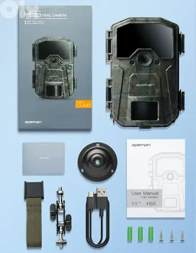 APMAN H55 20MP 1080P Cam Nightvision for wildlife & garden/4$ delivery