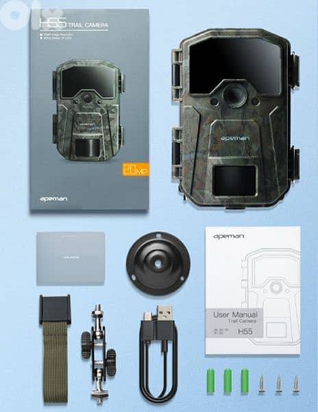 APMAN H55 20MP 1080P Cam Nightvision for wildlife & garden/4$ delivery 0