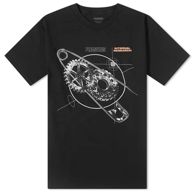 PLEASURES RESEARCH T-SHIRT - SIZE M 0
