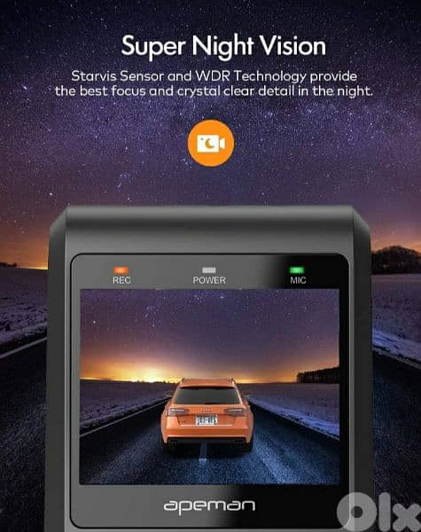 apeman C550 Dual Dash Cam  / 4$ delivery 4