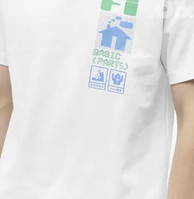 LO-FI BASIC PARTS T-SHIRT - SIZE M