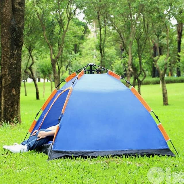 Foldable Camping Tent, 200 x 150 cm Garden Tent + Carry Bag 0