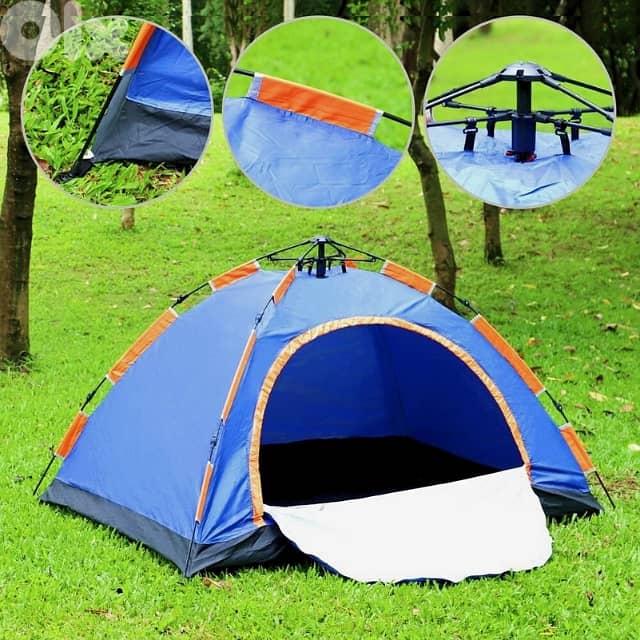Waterproof Camping Tent, 250 x 250 cm Garden Tent + Carry Bag 3