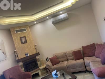 Ain el ghossein fully decorated apartment with terrace & garden Rf#613