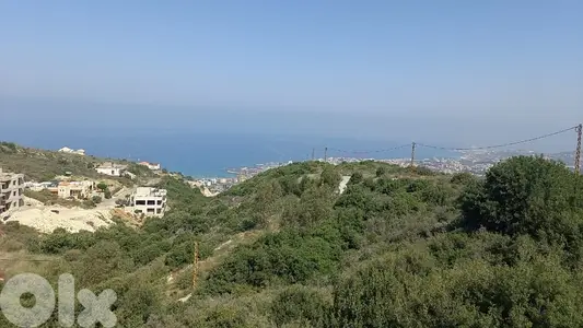 1540m Land zone 25/50 Sea View Eddeh Batroun 5 mins highway