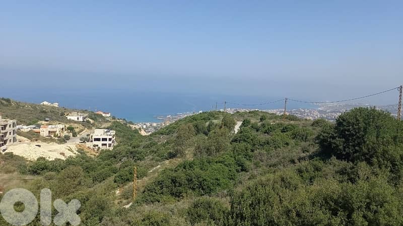 1540m Land zone 25/50 Sea View Eddeh Batroun 5 mins highway 0