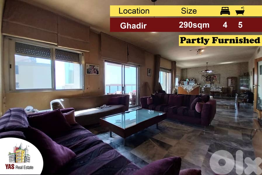 Haret Sakher 220m2 | Partly Furnished | Open View | Well Maintained | 0