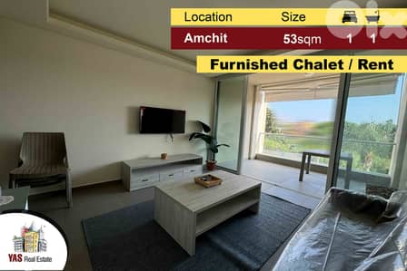 Amchit 53m2 | Chalet | Rent | Fully Furnished |  Panoramic View | MY |