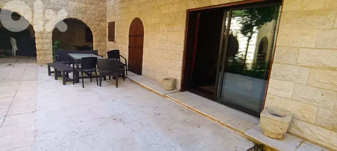 L15555-Decorated Chalet With Garden For Rent In Mzar Kfarzebian