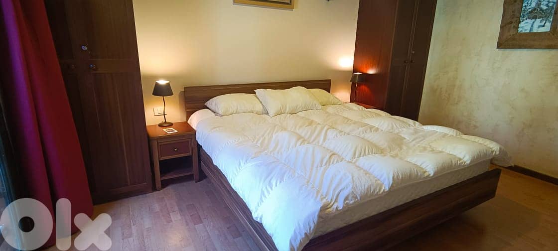 L15555-Decorated Chalet With Garden For Rent In Mzar Kfarzebian 6