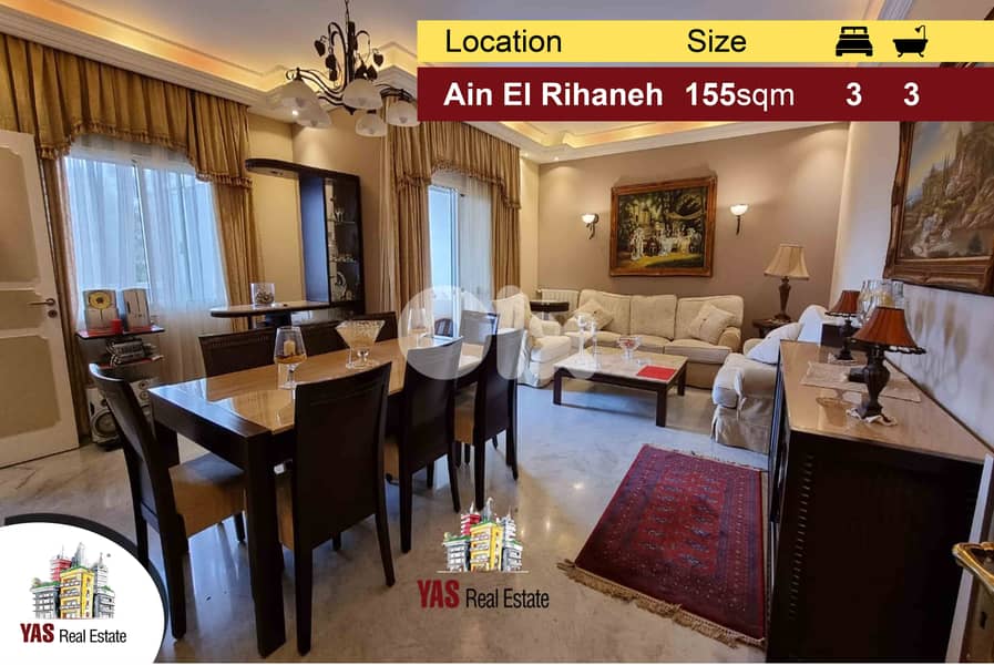 Ain El Rihaneh | Jeita | 155m2 | Mint Condition | View | Luxury | 0