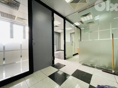 JH24-3487 Furnished office 180m for rent in Achrafieh, $ 2,900 cash