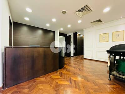 RAO26-4950 Furnished office 332m for rent in Achrafieh, $ 5,416 cash