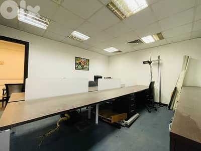 RAO26-4950 Furnished office 332m for rent in Achrafieh, $ 5,416 cash