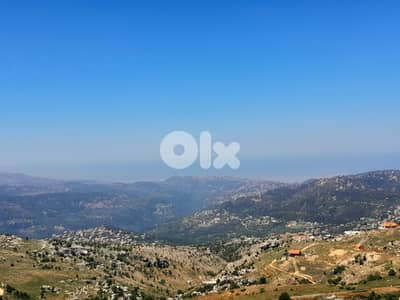 1540 SQM  Land in Zaarour, Metn with Sea and Mountain View